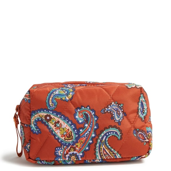 Vera Bradley Outlet Essential Small Cosmetic. “Manor Paisley”NWT - Picture 2 of 4